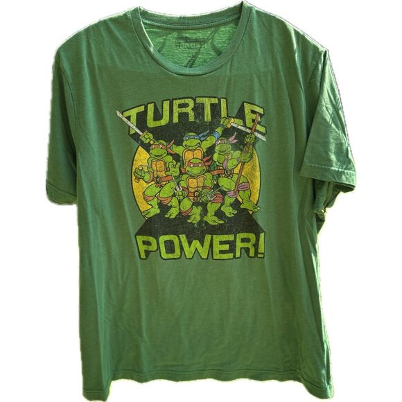 TMNT Teenage Mutant Ninja Turtles Power T-Shirt Men’s 3XL (54-56) Green - Picture 2 of 14